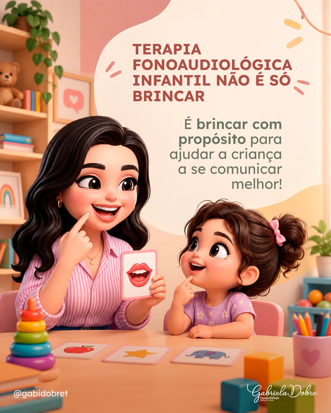 Photo by Gabriela Dobre | Fonoaudióloga Infantil in Vilhena, Rondonia, Brazil. May be an image of text that says 'TERAPI